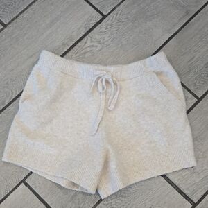 Auden‎ Women’s Cozy Knit Lounge Sleep Shorts Size Small Beige WP603